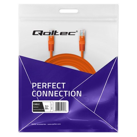 Qoltec Kabel Patchcord Crossover | CAT5E | UTP | 3m