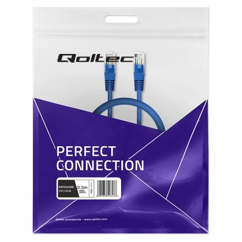 Qoltec Kabel Patchcord UTP | CAT5E | 0.5m