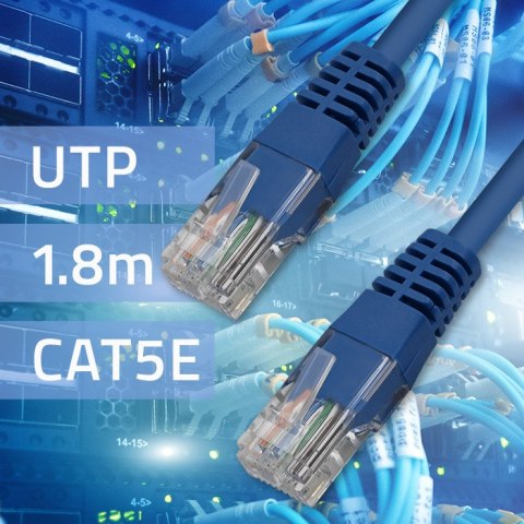 Qoltec Kabel Patchcord UTP | CAT5E | 1.8m