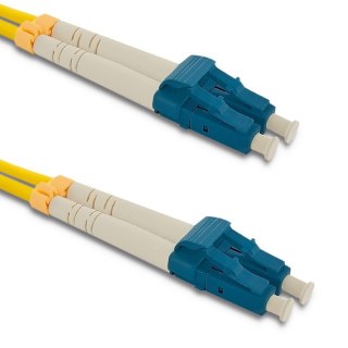 Qoltec Patchcord światłowodowy LC/UPC - LC/UPC | Singlemode | 9/125 | G652D | Duplex | 3m