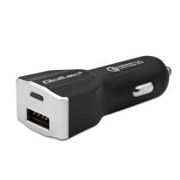 Qoltec Ładowarka samochodowa | Qualcomm QuickCharge 3.0 12-24V | 3A | USB