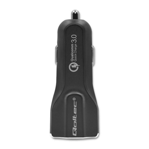 Qoltec Ładowarka samochodowa | Qualcomm QuickCharge 3.0 12-24V | 3A | USB