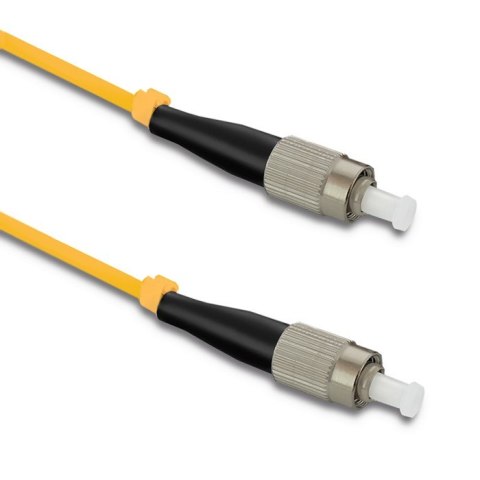 Qoltec Patchcord światłowodowy FC/UPC - FC/UPC | Singlemode | 9/125 | G652D | Simplex | 1m