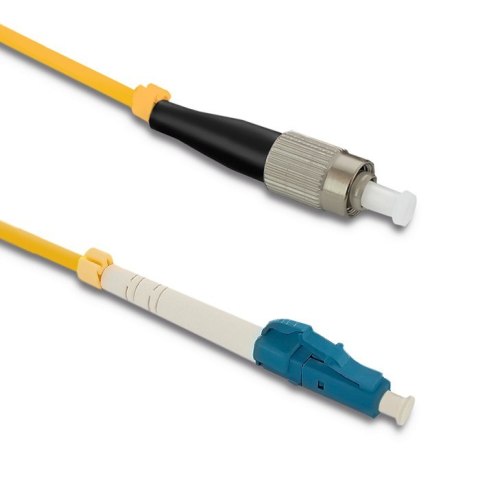 Qoltec Patchcord światłowodowy FC/UPC - LC/UPC | Singlemode | 9/125 | G652D | Simplex | 10m