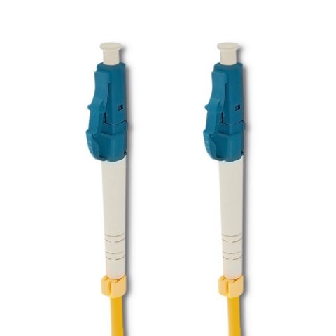 Qoltec Patchcord światłowodowy LC/UPC - LC/UPC | Singlemode | 9/125 | G652D | Simplex | 15m