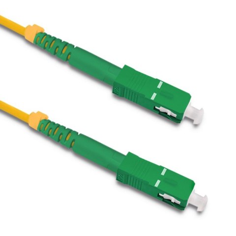 Qoltec Patchcord światłowodowy SC/APC - SC/APC | Singlemode | 9/125 | G652D | Simplex| 10m