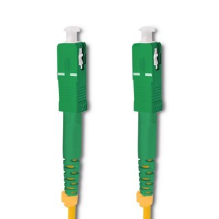 Qoltec Patchcord światłowodowy SC/APC - SC/APC | Singlemode | 9/125 | G652D | Simplex| 10m