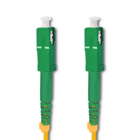 Qoltec Patchcord światłowodowy SC/APC - SC/APC | Singlemode | 9/125 | G652D | Simplex| 10m