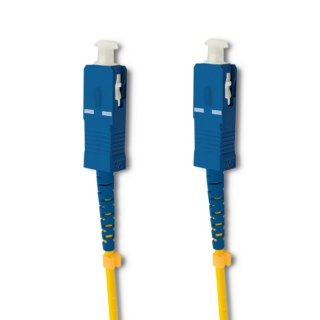 Qoltec Patchcord światłowodowy SC/UPC - SC/UPC | Singlemode | 9/125 | G652D | Simplex | 3m