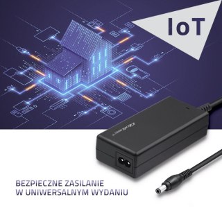 Qoltec Zasilacz desktopowy 27W | 12V | 2.25A | 6.0*3.0 | +kabel zasilający