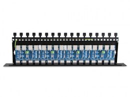 16-kanałowy panel zabezpieczający serii PRO z podwyższoną ochroną przepięciową RJ45 / RJ45 z funkcją InPoE EWIMAR PTF-516R-PRO/I