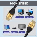 Qoltec Kabel HDMI v2.1 Ultra high speed 8K | 60Hz | 28AWG| GOLD | 3m