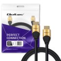 Qoltec Kabel HDMI v2.1 Ultra high speed 8K | 60Hz | 28AWG| GOLD | 3m