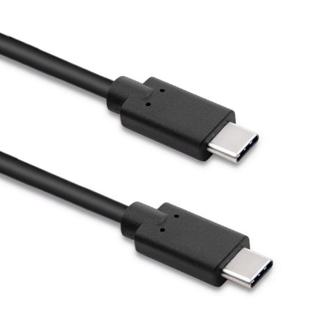 Qoltec Kabel USB 3.1 typ C męski | USB 3.1 typ C męski | 2m | Czarny