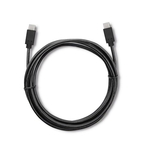 Qoltec Kabel USB 3.1 typ C męski | USB 3.1 typ C męski | 2m | Czarny