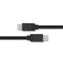 Qoltec Kabel USB 3.1 typ C męski | USB 3.1 typ C męski | 2m | Czarny