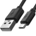 Qoltec Kabel USB A męski | micro USB B męski | 1m | BULK