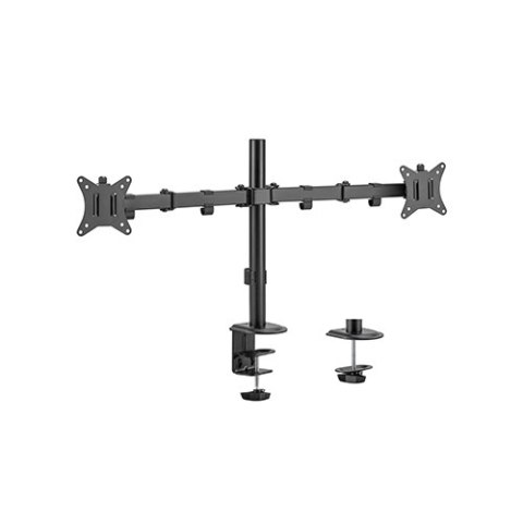 GEMBIRD BIURKOWE REGULOWANE RAMIĘ/UCHWYT NA 2 MONITORY 17-32, 100X100MM, DO 9KG