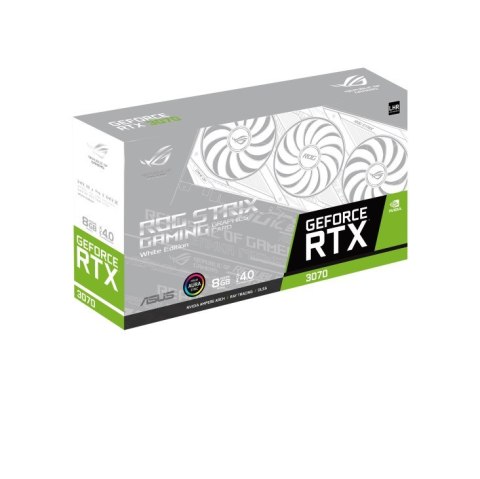 Karta graf. ASUS RTX 3070 ROG STRIX 8GB White V2 (WYPRZEDAŻ)