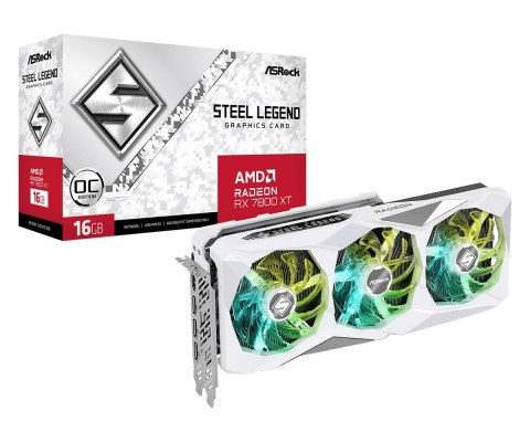 Karta graficzna ASRock Radeon RX 7800 XT Steel Legend 16GB OC