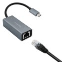 Qoltec Adapter USB-C na RJ45 Ethernet | 1000Mb/s | Aluminiowa obudowa