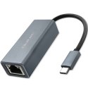 Qoltec Adapter USB-C na RJ45 Ethernet | 1000Mb/s | Aluminiowa obudowa