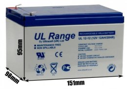 Akumulator AGM ULTRACELL UL 12V 12Ah