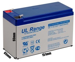 Akumulator AGM ULTRACELL UL 12V 7Ah UL7-12