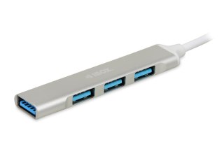 HUB I-BOX 4-PORTOWY USB3.0 + USB 2.0, SLIM