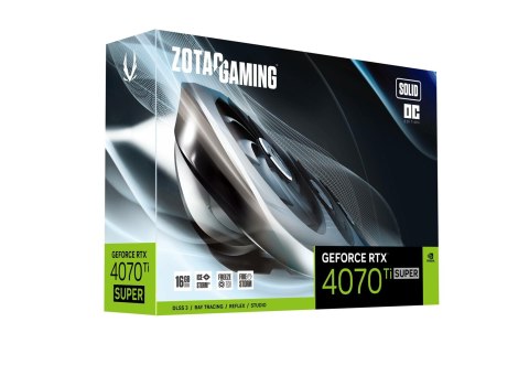 Karta graficzna Zotac Gaming GeForce RTX 4070 Ti SUPER Solid OC16GB GDDR6X