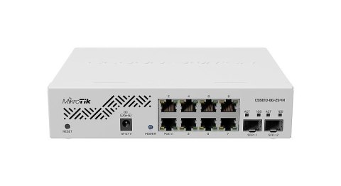 Switch Mikrotik CSS610-8G-2S+IN 10p Managed Gigabit/10G