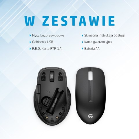 Mysz HP 430 Multi-Device Wireless Mouse Black bezprzewodowa czarna 3B4Q2AA