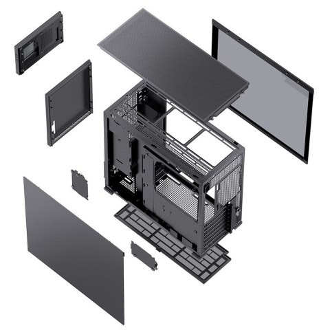 Jonsbo D41 MESH Screen ATX Tempered Glass - black