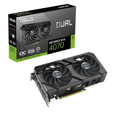 Karta graficzna ASUS Dual GeForce RTX 4070 OC 12GB GDDR6 EVO