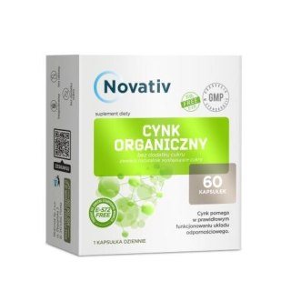 Novativ Cynk organiczny 60 kaps.