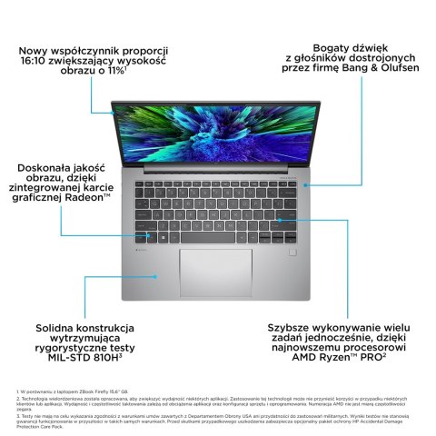 HP ZBook Firefly 14 G10 Ryzen 5 PRO 7640HS 14"WUXGA 250nits AG 16GB DDR5 5600 SSD512 Radeon 760M W11Pro 3Y OnSite