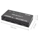 Qoltec Aktywny rozdzielacz Splitter 2 x HDMI 4K x 2K | 3.4Gb/s | High stability