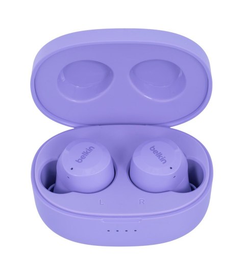 Słuchawki bezprzewodowe douszne Belkin SoundForm Bolt True Wireless Earbuds BT5.2 IPX4 Lavender