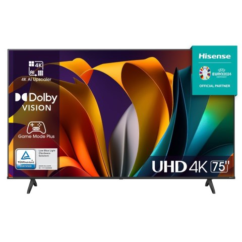 Telewizor Hisense 75A6N 75" LED 4K VIDAA Dolby Vision Wi-Fi Czarny