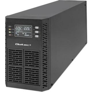 Qoltec Zasilacz awaryjny UPS | 2kVA | 2000W | Power Factor 1.0 | LCD | EPO | USB | On-line