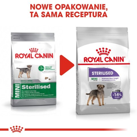 ROYAL CANIN CCN MINI STERILISED - sucha karma dla psa dorosłego - 3kg