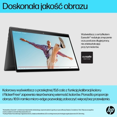 HP Envy 15-ES2050WM i5-1240P 15.6"FHD Touch 16GB SSD512 BT BLKB FPR x360 Win11 Natural Silver (REPACK) 2Y