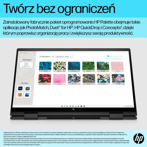 HP Envy 15-ES2050WM i5-1240P 15.6"FHD Touch 16GB SSD512 BT BLKB FPR x360 Win11 Natural Silver (REPACK) 2Y