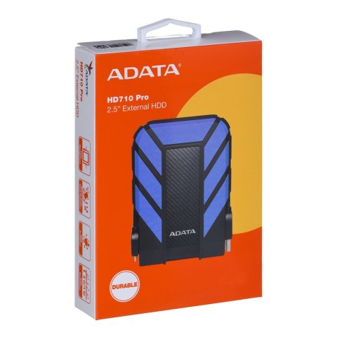 Dysk zewnętrzny HDD ADATA HD710 PRO (2TB; 2.5"; USB 3.2; niebieski)