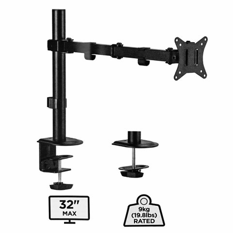 GEMBIRD BIURKOWE REGULOWANE RAMIĘ/UCHWYT NA MONITOR 17-32, VESA 100X100MM, DO 9KG