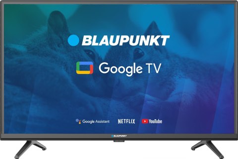 TV 32" Blaupunkt 32HBG5000S HD DLED, GoogleTV, Dolby Digital, WiFi 2,4-5GHz, BT, czarny