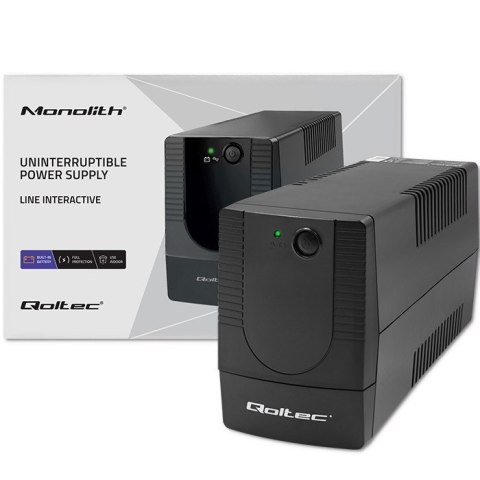 Qoltec Zasilacz awaryjny UPS Line Interactive | Monolith | 850VA | 480W