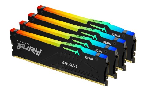 Kingston FURY DDR5 128GB (4x32GB) 5600MHz CL40 Beast Black RGB