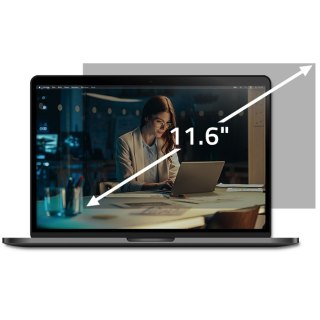 Qoltec Filtr prywatyzujący RODO do MacBook Air 11.6" | Ochrona wzroku