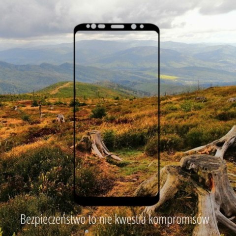 Qoltec Hartowane szkło ochronne PREMIUM do Huawei P Smart Z | 6D | Czarne | Pełne